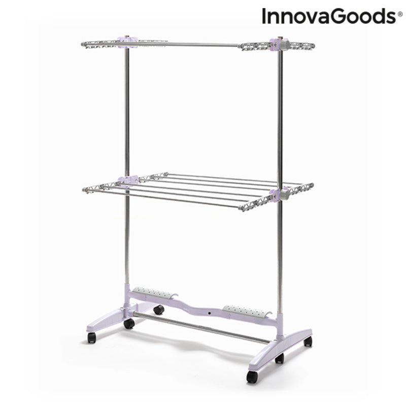 Folding Electric Drying Rack with Air Flow Breazy InnovaGoods IG815349 (Refurbished B)
