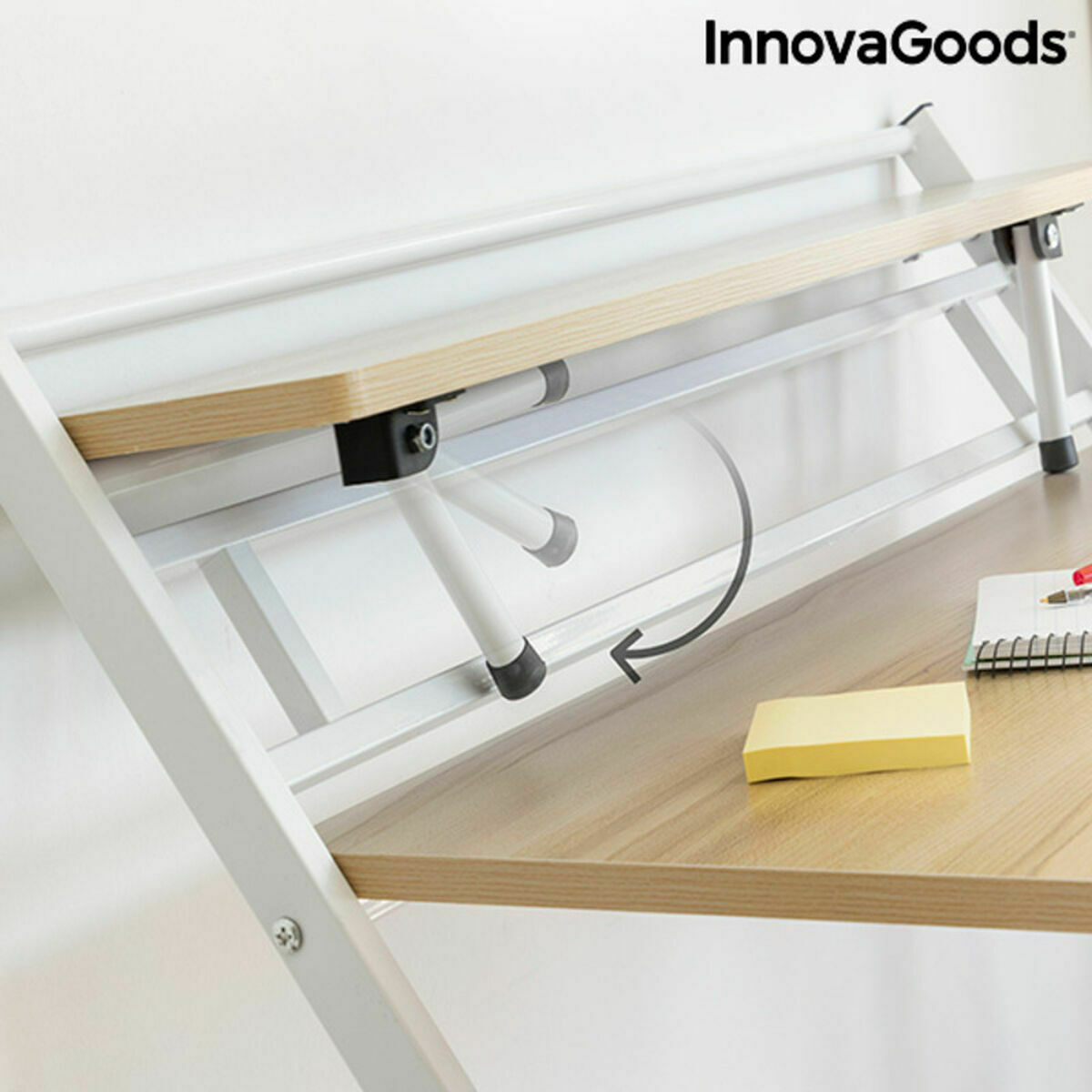 Folding Desk with Shelf InnovaGoods Tablezy (Refurbished B)