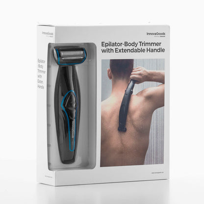 InnovaGoods Epilator-Body Trimmer with Extendable Handle