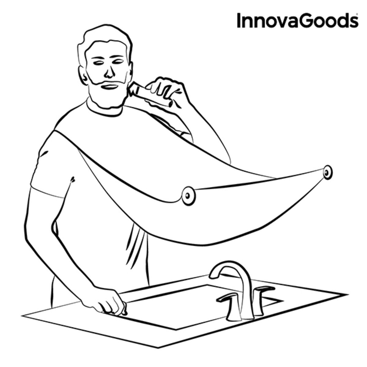 InnovaGoods Beard-Trimming Bib