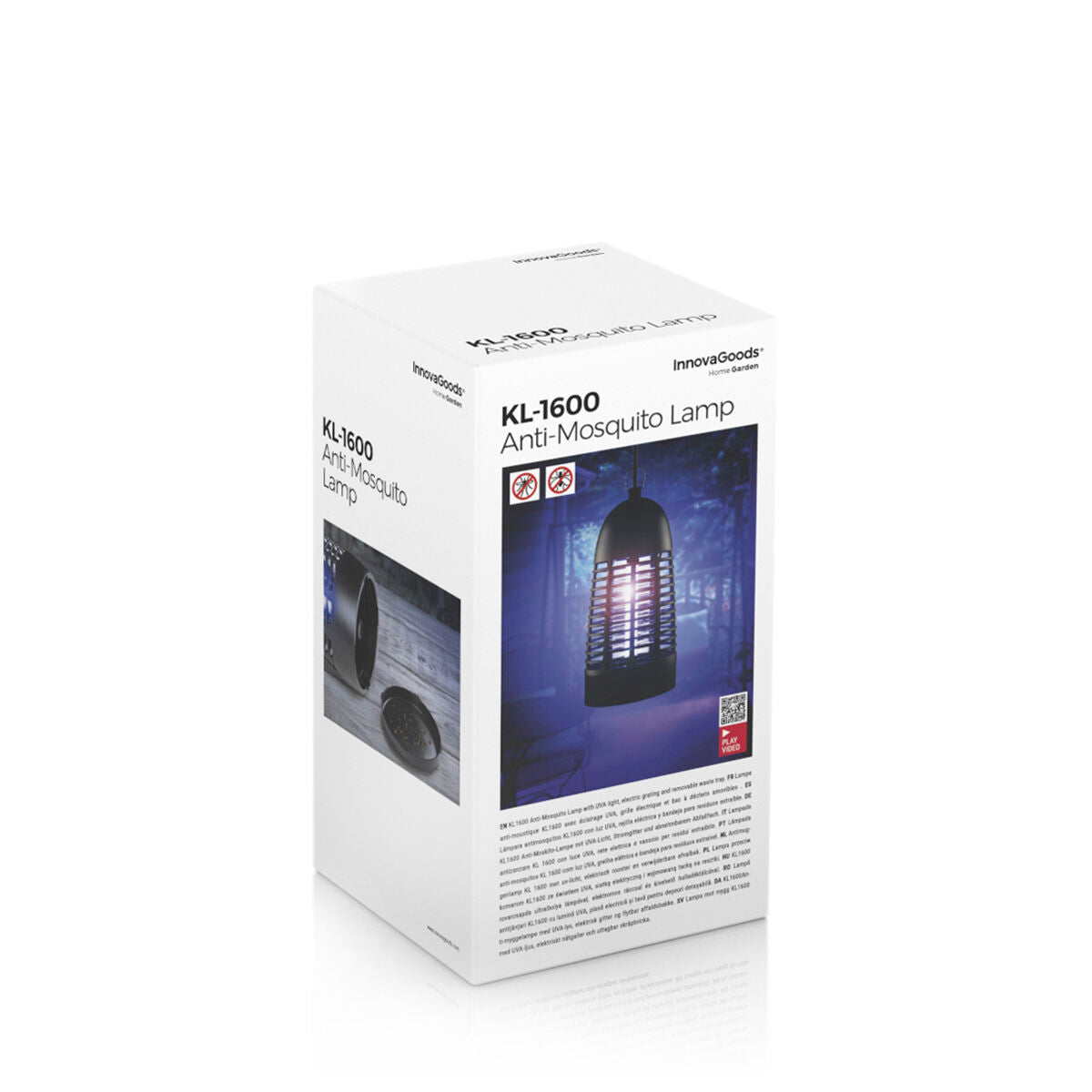 InnovaGoods Anti-Mosquito Lamp KL-1600 4W Black