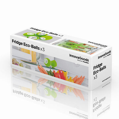 InnovaGoods Fridge Eco Balls (pack of 3)