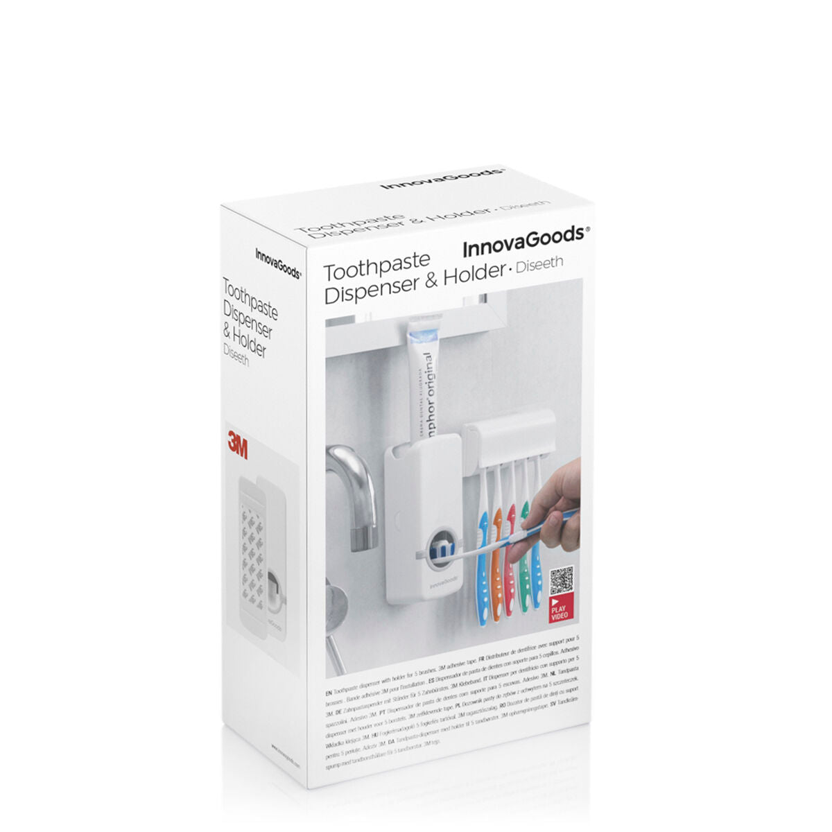 InnovaGoods Toothpaste Dispenser and Holder