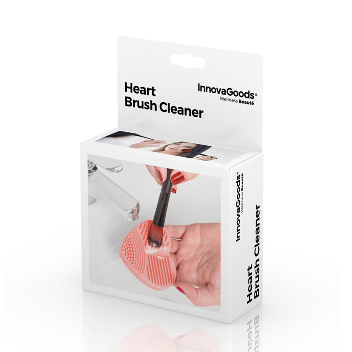 InnovaGoods Heart Brush Cleaner
