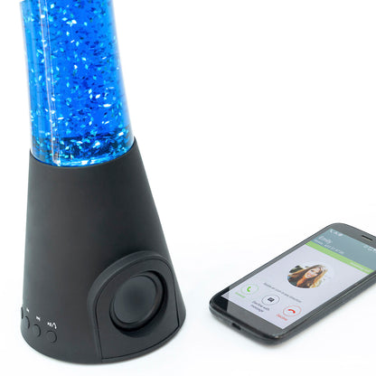 InnovaGoods Flow Lamp Glitter Lamp with Speaker 30W