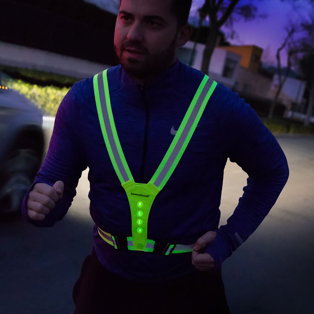 InnovaGoods LED Reflective Running Vest