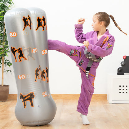Children's Inflatable Boxing Punchbag with Stand InnovaGoods