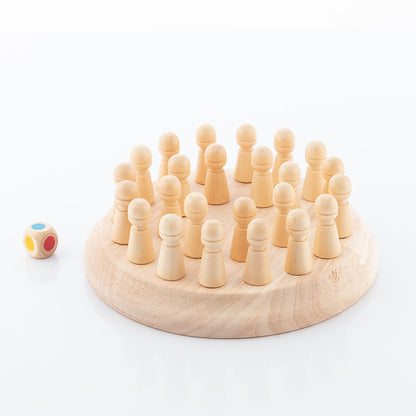 Wooden Memory Chess Taeda InnovaGoods 26 Pieces