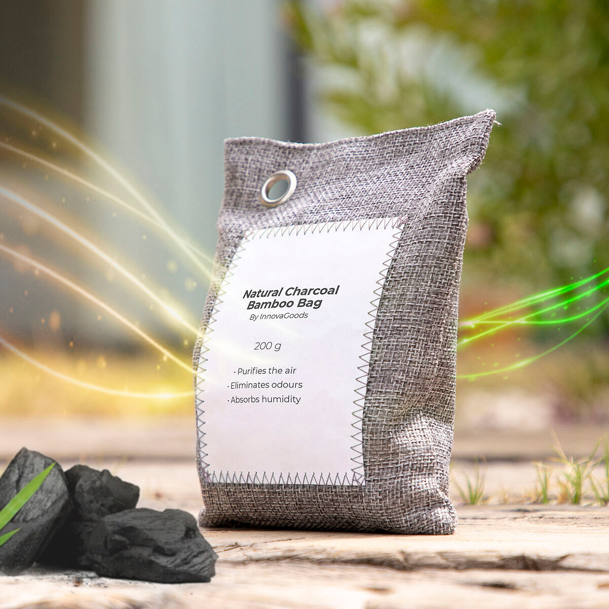 Set of Air Purifying Bags with Activated Carbon Bacoal InnovaGoods (pack of 2)