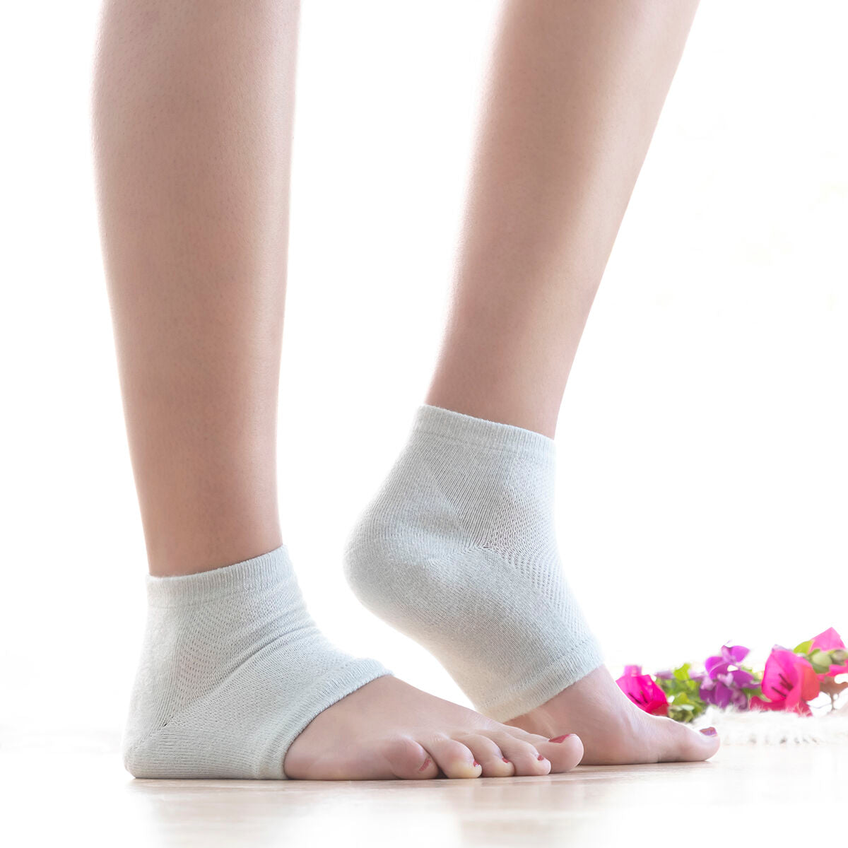 Moisturising Socks with Gel Cushioning and Natural Oils Relocks InnovaGoods
