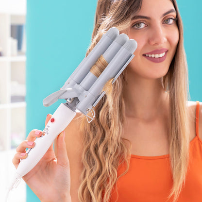 Triple Ceramic Styling Curling Iron Triler InnovaGoods