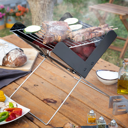 Mini Folding Portable Barbecue for Charcoal Foldecue InnovaGoods