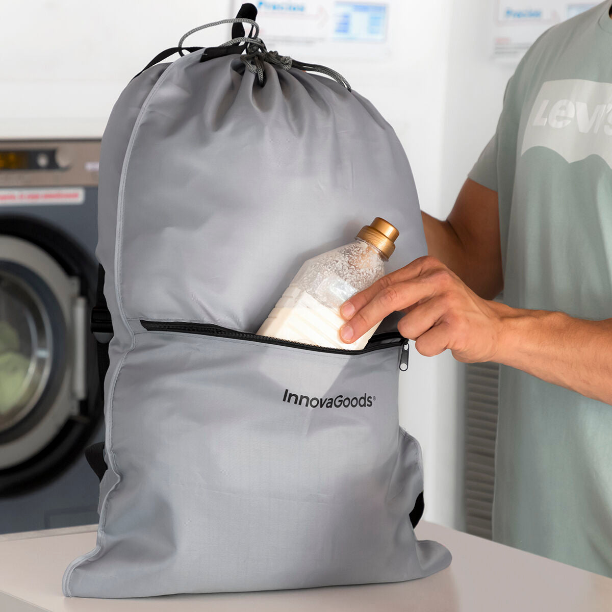 Backpack Laundry Bag Clepac InnovaGoods