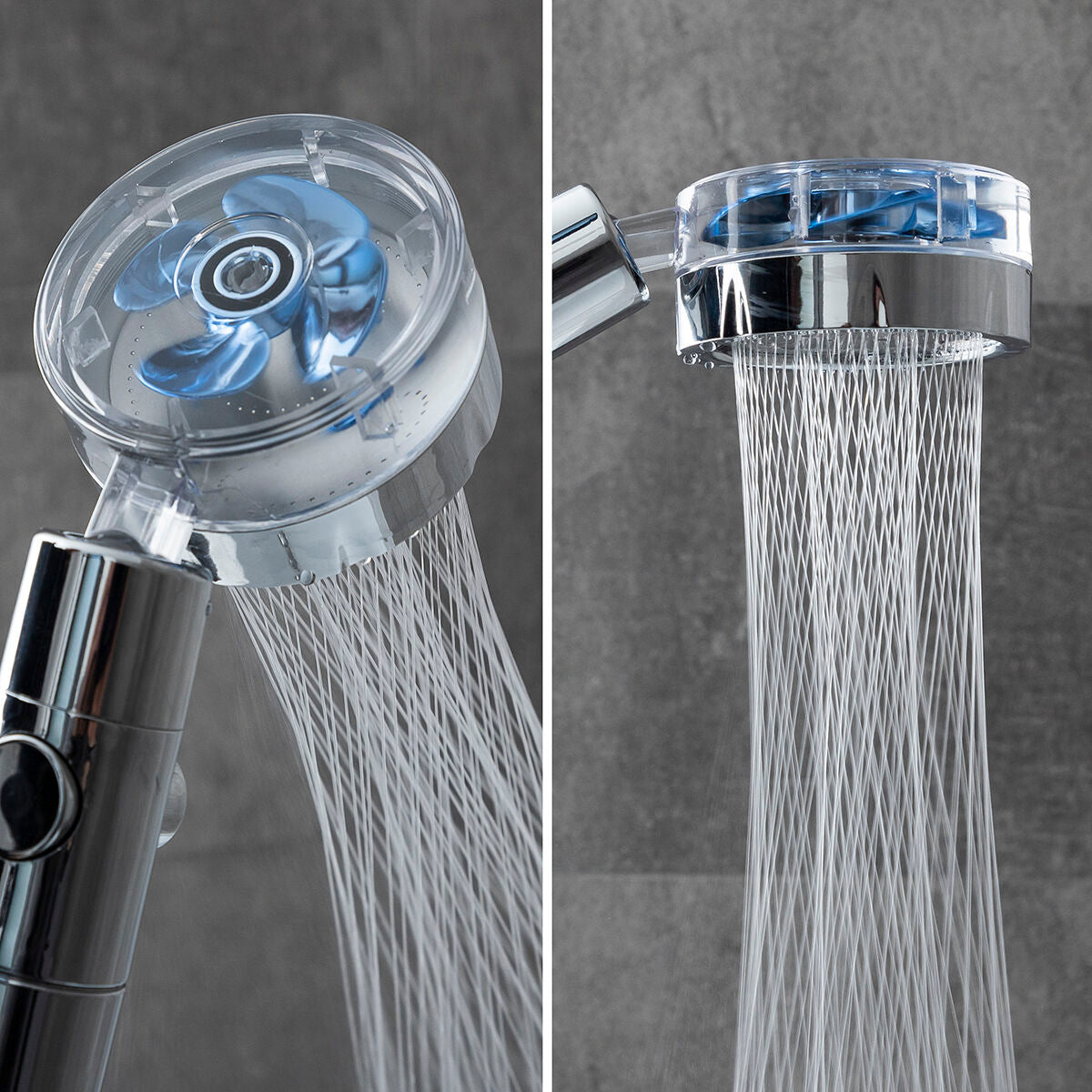 Eco-shower with Pressure Propeller and Purifying Filter Heliwer InnovaGoods